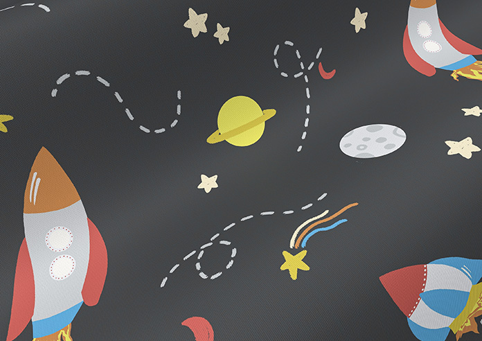 Space Explorer, Stellar - Twist&Fit Roller Blind - Image 4